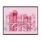Stupell Industries Pastel Pink Book Lovers Black Framed Giclee Art, design by Nina Jacobs